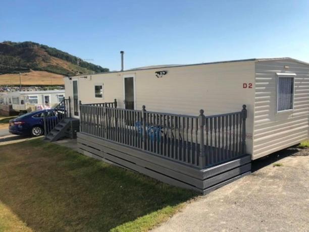Caravan D2 Clarach Bay Aberystwyth Exterior foto